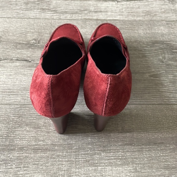 TOD’S SUEDE PLATFORM PUMPS MADE IN ITALY SIZE 351/2 - Picture 2 of 8